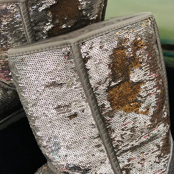 Uggs Classic Short Sequin Boots SOLD OUT - Picture 3 of 9